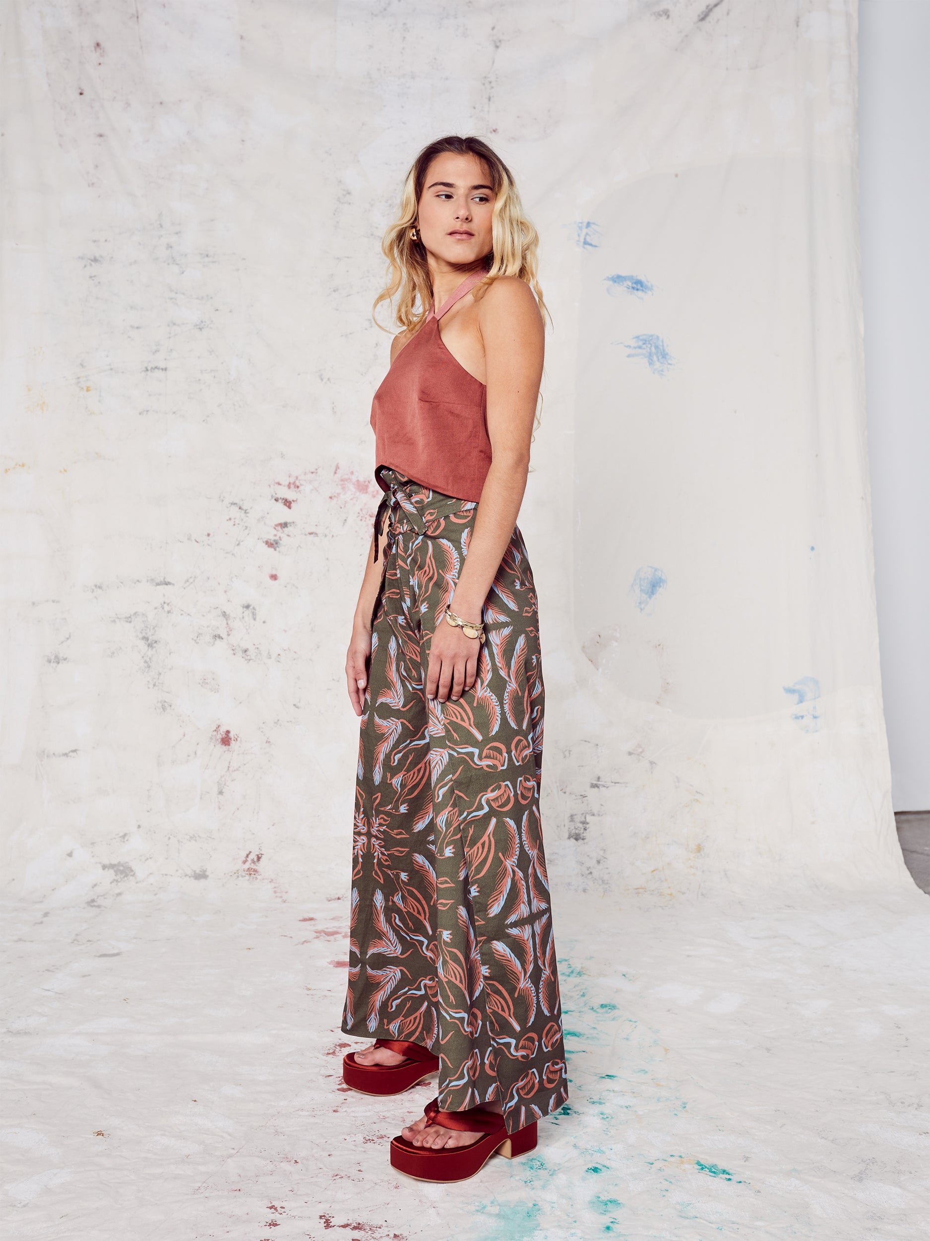 Blue Nude ~ Slow Fashion Brand - Georgia Wrap Pant