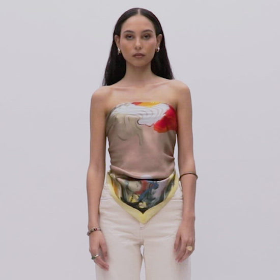 Blue Nude ~ Slow Fashion Brand - Cholla Silk Scarf