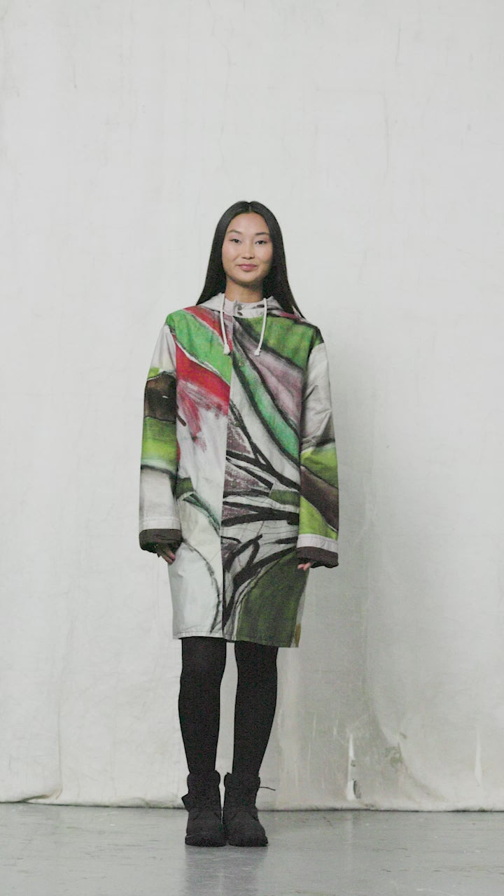 Blue Nude ~ Slow Fashion Brand - Manaslu Lightweight Hooded Coat